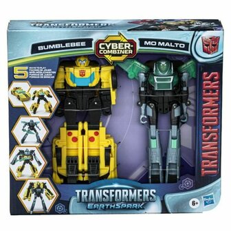 Actiefiguur Hasbro Cyber-Combiner Bumblebee et Mo Malto 2