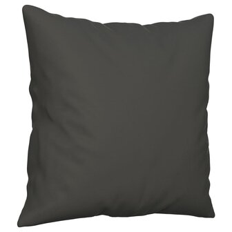 Sierkussens 2 st 40x40 cm microvezelstof donkergrijs 3