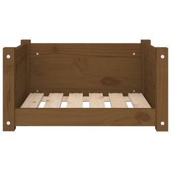 Hondenmand 55,5x45,5x28 cm massief grenenhout honingbruin 5