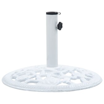 Parasolvoet 12 kg 48 cm gietijzer wit 2