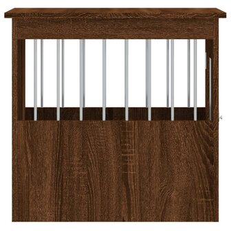 Hondenbench 45x62x59 cm bewerkt hout bruin eikenkleur 8