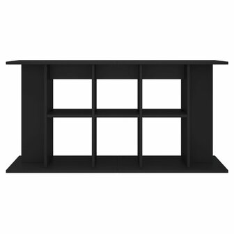 Aquariumstandaard 120x40x60 cm bewerkt hout zwart 4