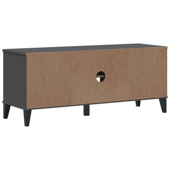 Schoenenbank VIKEN 106x35x45 cm bewerkt hout antracietgrijs 7