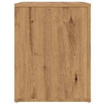 Schoenenbankje 100x35x45 cm bewerkt hout artisanaal eikenkleur 5