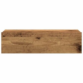 Nachtkastje 60x35 cm spaanplaat oud hout 7