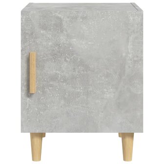 Nachtkastje bewerkt hout betongrijs 3