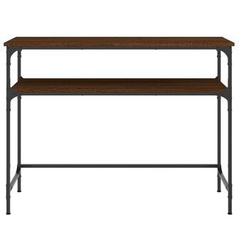 Wandtafel 100x35,5x75 cm bewerkt hout bruin eikenkleur 4