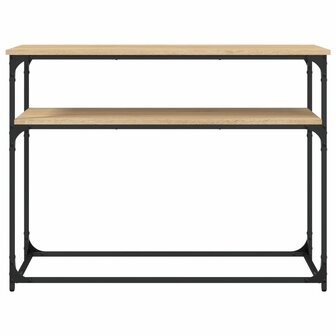 Wandtafel 100x35,5x75 cm bewerkt hout sonoma eikenkleurig 4