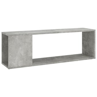 Tv-meubel 100x24x32 cm bewerkt hout betongrijs 2