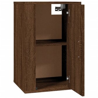 Tv-wandmeubel 40x34,5x60 cm bruin eikenkleur 7