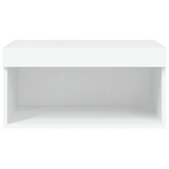 Tv-meubel met LED-verlichting 60x30x30 cm wit 8