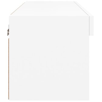 Tv-meubel met LED-verlichting 60x30x30 cm wit 9