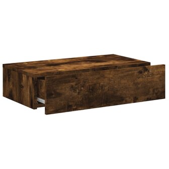 Tv-meubel met LED-verlichting 60x35x15,5 cm gerookt eikenkleur 7