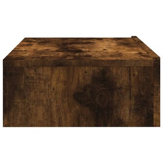 Tv-meubel met LED-verlichting 60x35x15,5 cm gerookt eikenkleur 9