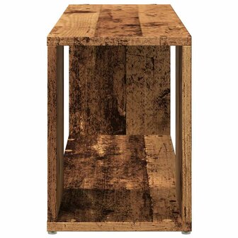 Tv-meubel 80x24x32cm bewerkt hout oud houtkleurig 6