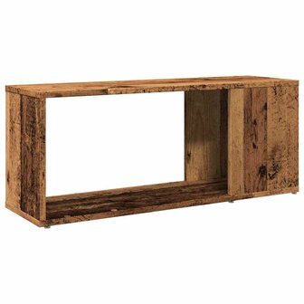 Tv-meubel 80x24x32cm bewerkt hout oud houtkleurig 7