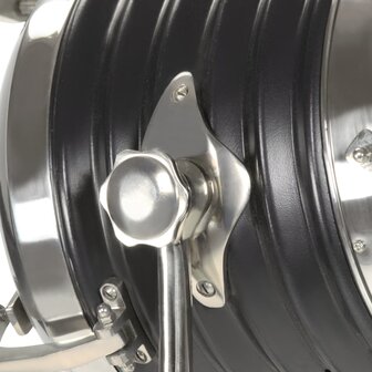 Vloerlamp driepoot 171 cm massief mangohout zwart 8