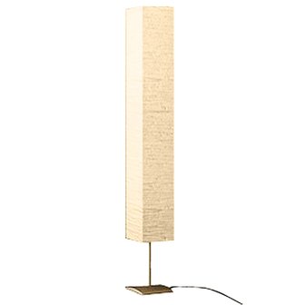 Vloerlamp met stalen standaard 170 cm beige 2