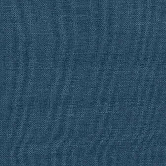 Massage chaise longue met bolster stof blauw 9