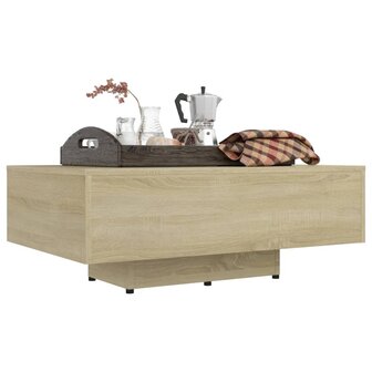 Salontafel 85x55x31 cm bewerkt hout sonoma eikenkleurig 5
