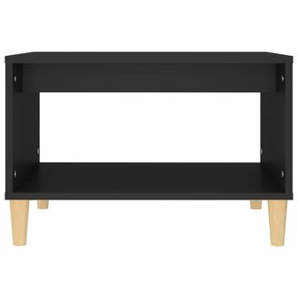 Salontafel 60x50x40 cm bewerkt hout zwart 5