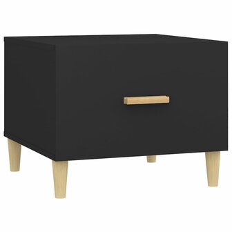 Salontafel 50x50x40 cm bewerkt hout zwart 2