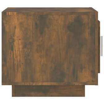 Salontafel 51x50x45 cm bewerkt hout gerookt eikenkleurig 4
