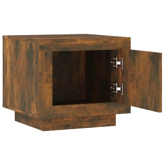 Salontafel 51x50x45 cm bewerkt hout gerookt eikenkleurig 5