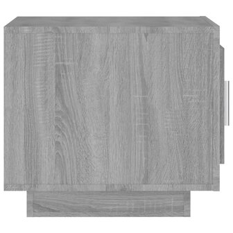 Salontafel 51x50x45 cm bewerkt hout grijs sonoma eikenkleurig 4