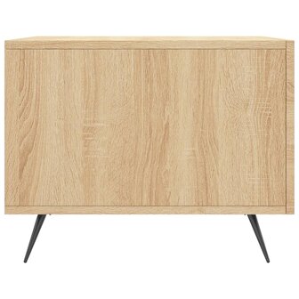 Salontafel 50x50x35 cm bewerkt hout sonoma eikenkleurig 7