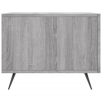Salontafel 50x50x40 cm bewerkt hout grijs sonoma eiken 7