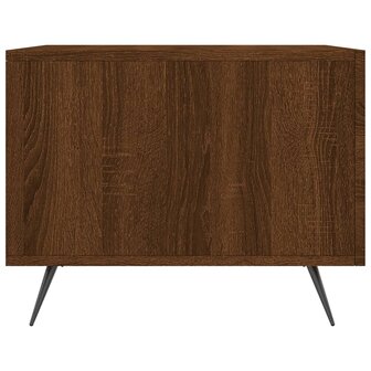 Salontafel 50x50x40 cm bewerkt hout bruin eikenkleur 7