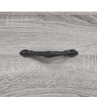 Salontafel 50x50x40 cm bewerkt hout grijs sonoma eiken 9