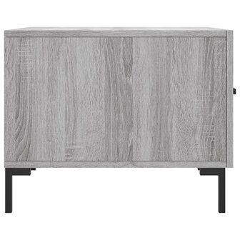 Salontafel 50x50x40 cm bewerkt hout grijs sonoma eiken 7