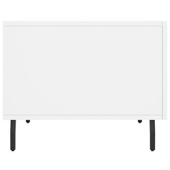 Salontafel 50x50x40 cm bewerkt hout wit 7