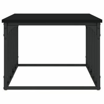 Salontafel 100x50x35,5 cm bewerkt hout zwart 5