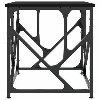 Salontafel 45x45x47,5 cm bewerkt hout zwart 5