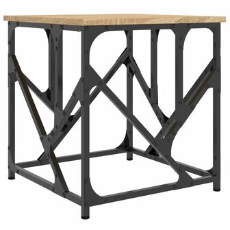 Salontafel 45x45x47,5 cm bewerkt hout sonoma eikenkleurig 2