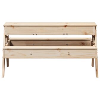 Picknicktafel met zandbak voor kinderen massief grenenhout 5