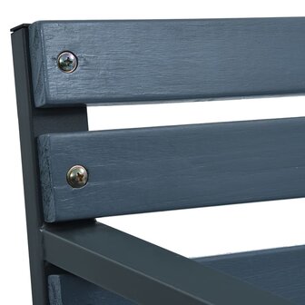 Tuinstoelen 2 st hout grijs 7
