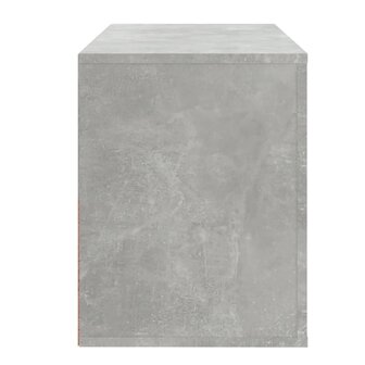 Schoenenkast 80x35x45 cm bewerkt hout betongrijs 6