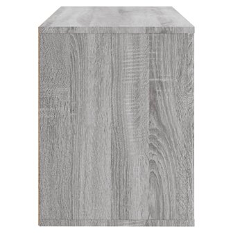 Schoenenkast 80x35x45 cm bewerkt hout grijs sonoma 6