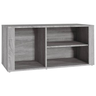 Schoenenkast 100x35x45 cm bewerkt hout grijs sonoma 2