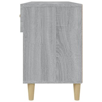 Schoenenkast 102x35x55 cm bewerkt hout grijs sonoma eikenkleur 8