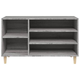 Schoenenkast 102x36x60 cm bewerkt hout sonoma grijs 5