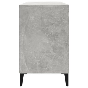 Schoenenkast 102x36x60 cm bewerkt hout betongrijs 6