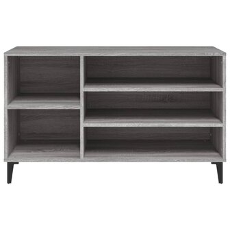 Schoenenkast 102x36x60 cm bewerkt hout sonoma grijs 5