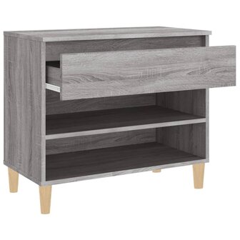 Schoenenkast 70x36x60 cm bewerkt hout sonoma grijs 6