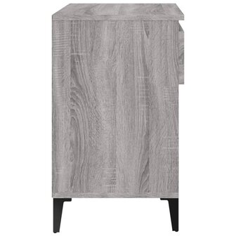 Schoenenkast 70x36x60 cm bewerkt hout sonoma grijs 8