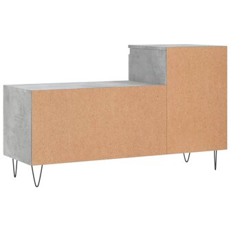 Schoenenkast 102x36x60 cm bewerkt hout betongrijs 8